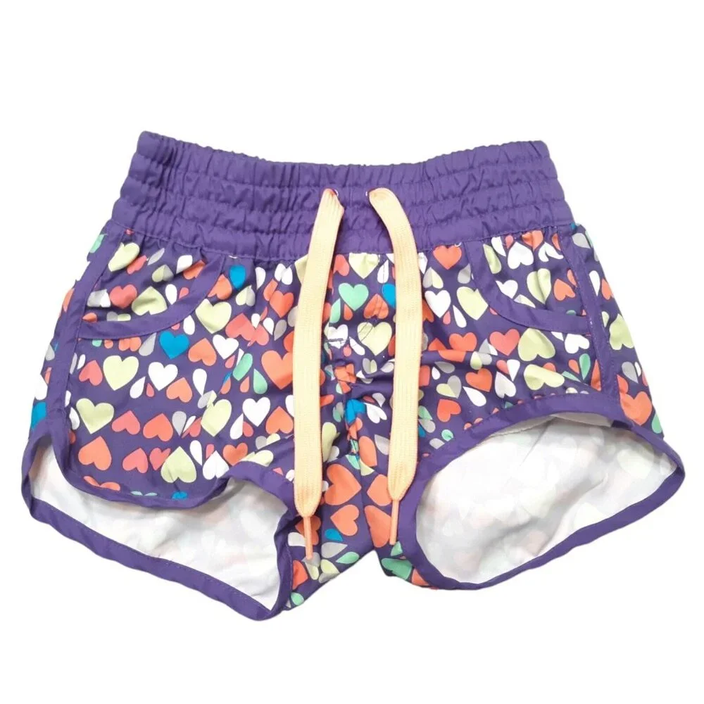 Old Navy Shorts Girls 5‎ Blue Purple Skort Duck Head Jeans Stretch Lot of 4